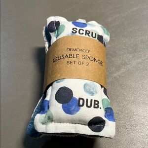 Demdaco Blue and Green Kitchen Sponges